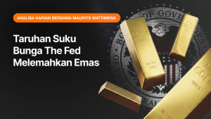 Taruhan Suku Bunga The Fed Melemahkan Emas