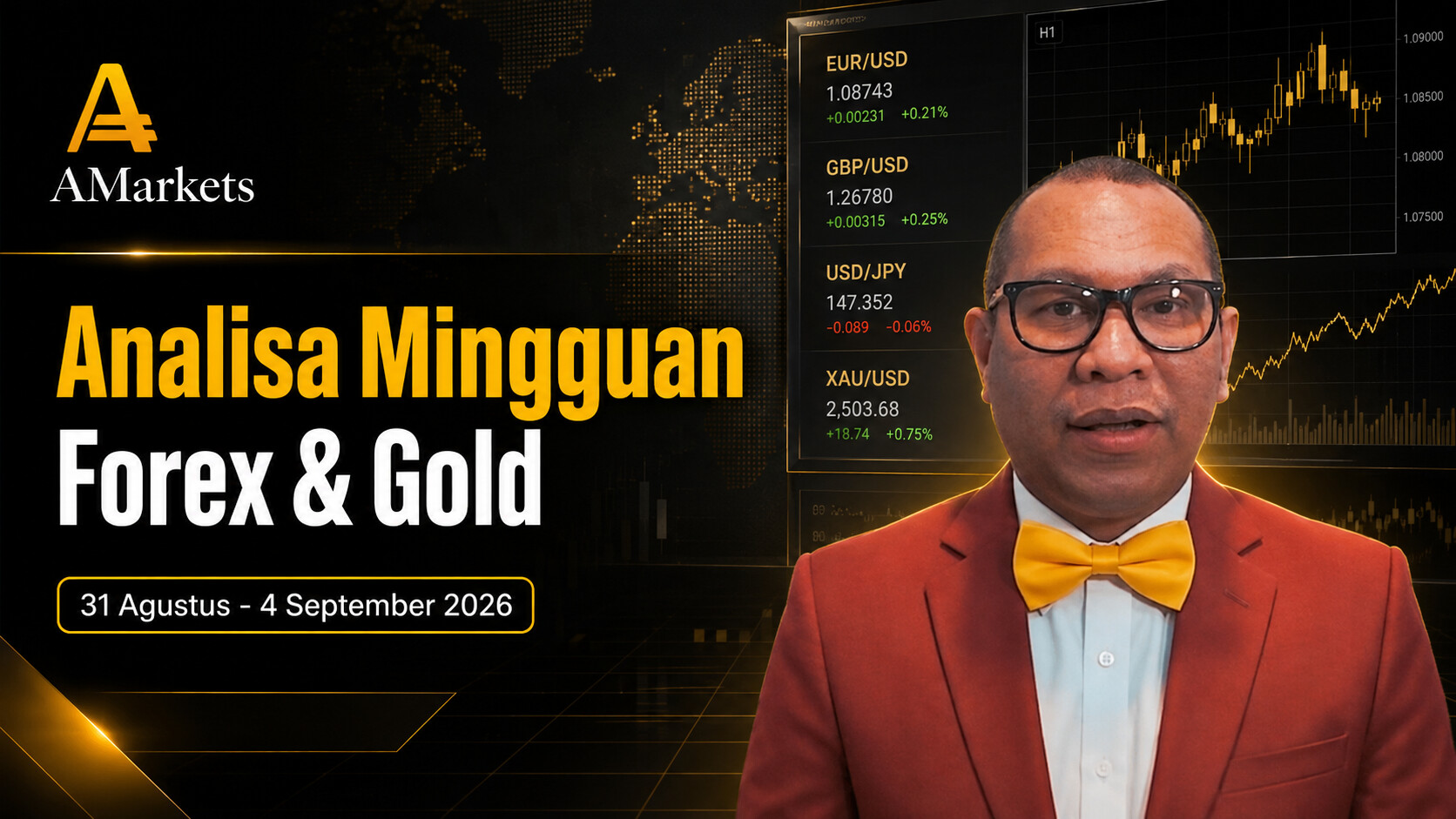Prediksi Mingguan Forex & Gold 31 Agustus – 4 September 2026