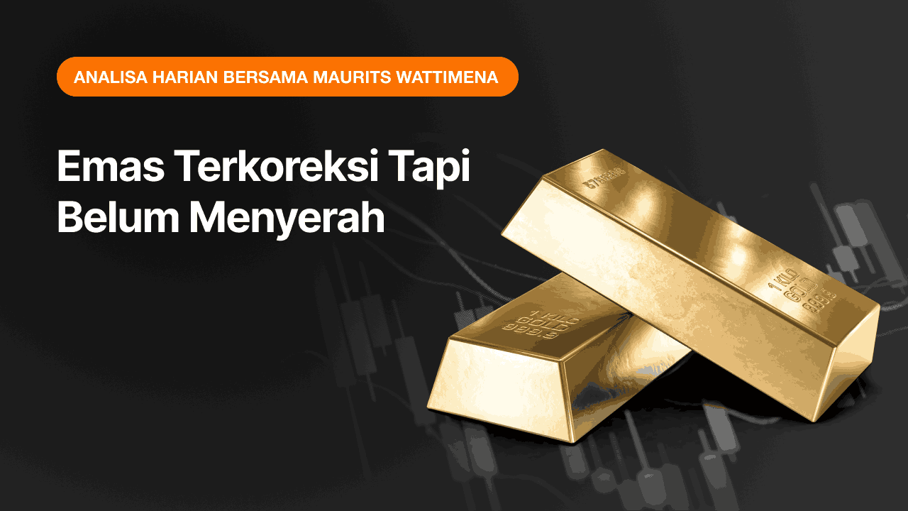 Emas Terkoreksi Tapi Belum Menyerah