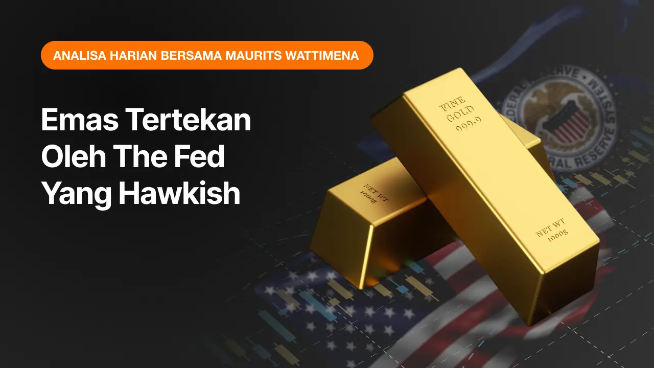 Emas Tertekan Oleh The Fed Yang Hawkish