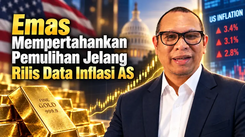 Emas Mempertahankan Pemulihan Jelang Rilis Data Inflasi AS
