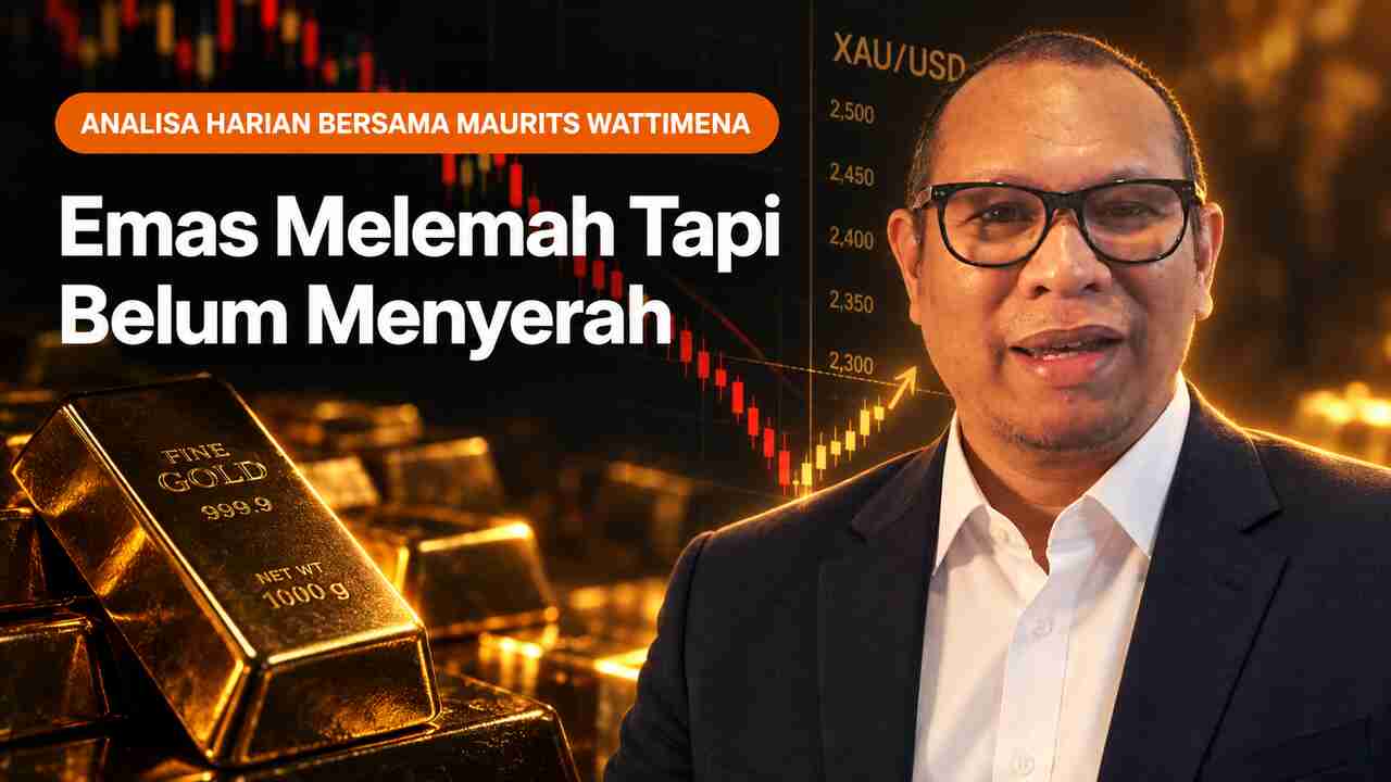Emas Melemah Tapi Belum Menyerah
