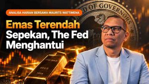 Emas Terendah Sepekan, The Fed Menghantui