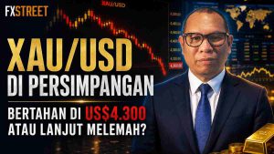 XAU/USD di Persimpangan: Bertahan di US$4.300 atau Lanjut Melemah?
